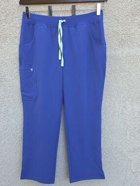 Periwinkle Blue Kade Cargo Scrub Pants XL NWT